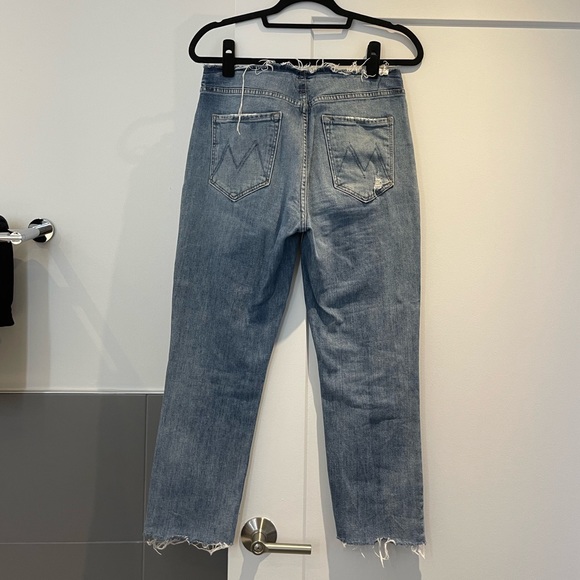 MOTHER Denim Jeans - The Dazzler XYZ Double Fray - Picture 4 of 6